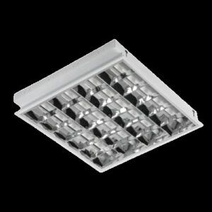 TMA BL207 осветително тяло за растерен таван 4×600 mm LED тръби DRM  IP20 (корпус)